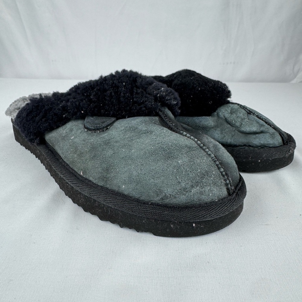 Fireside by DearFoam Black Slip On Slippers